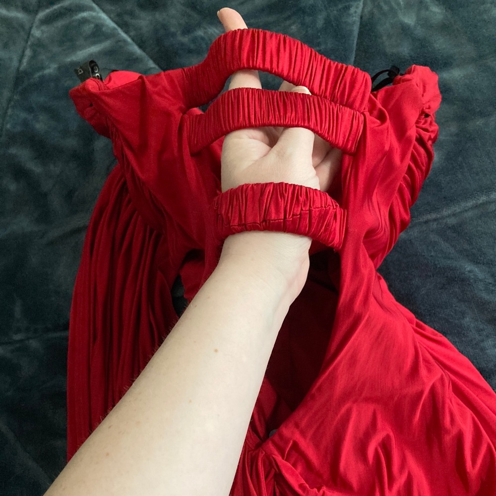 Bebe Mini Red Dress - Picture 3 of 4